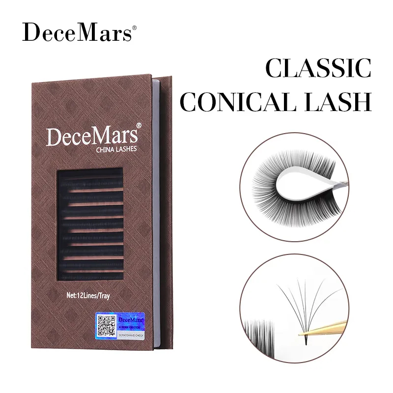 Eyelash Extensions Classic - DeceMars Klasik Konik Tekli Kirpik Uzatma