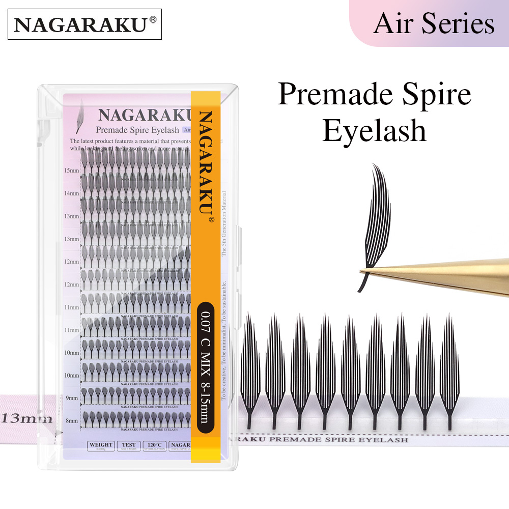 Eyelash Extension Fan - NAGARAKU Premade Spire Kirpik Anime Etkisi