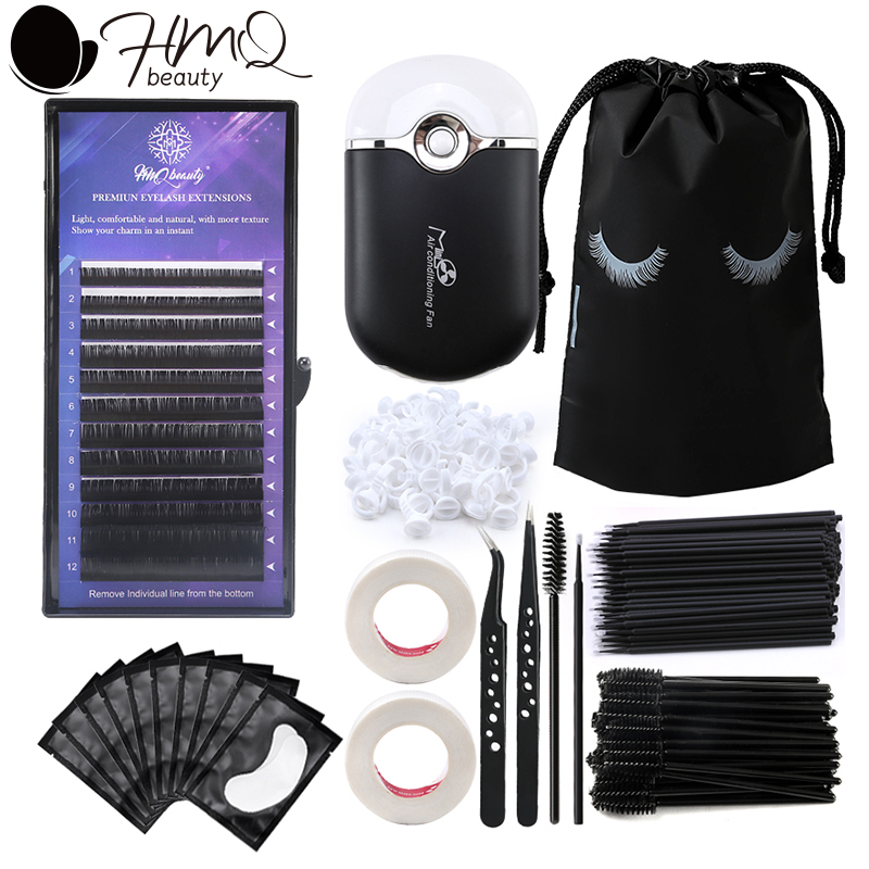 Eyelash Extension Fan - 217 Adet Kirpik Uzatma Kiti Acemi