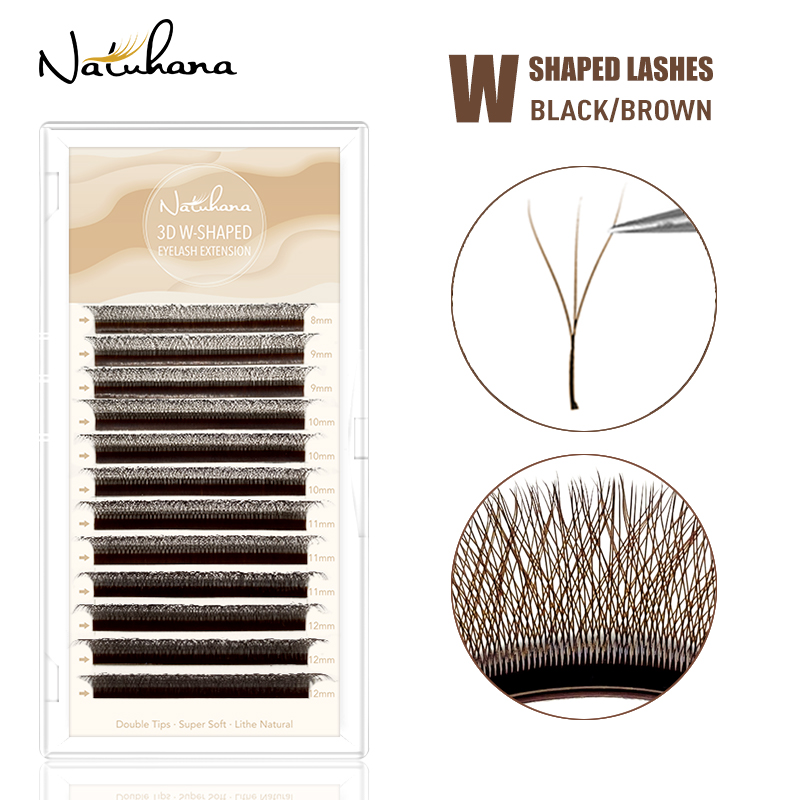 Lash Tray Organizer - NATUHANA 3DW Şekilli Tekli Kirpikler Kolay