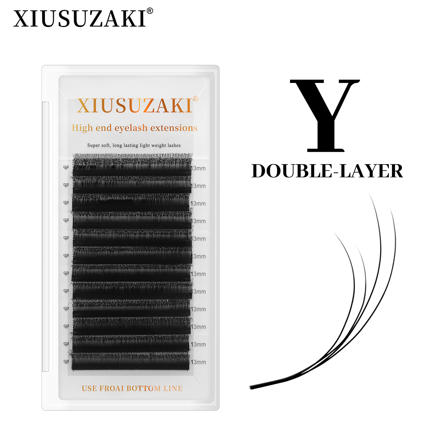 Eyelash Extension Double Volume - XIUSUZAKI Çift Katmanlı YY Kirpik Uzatmaları