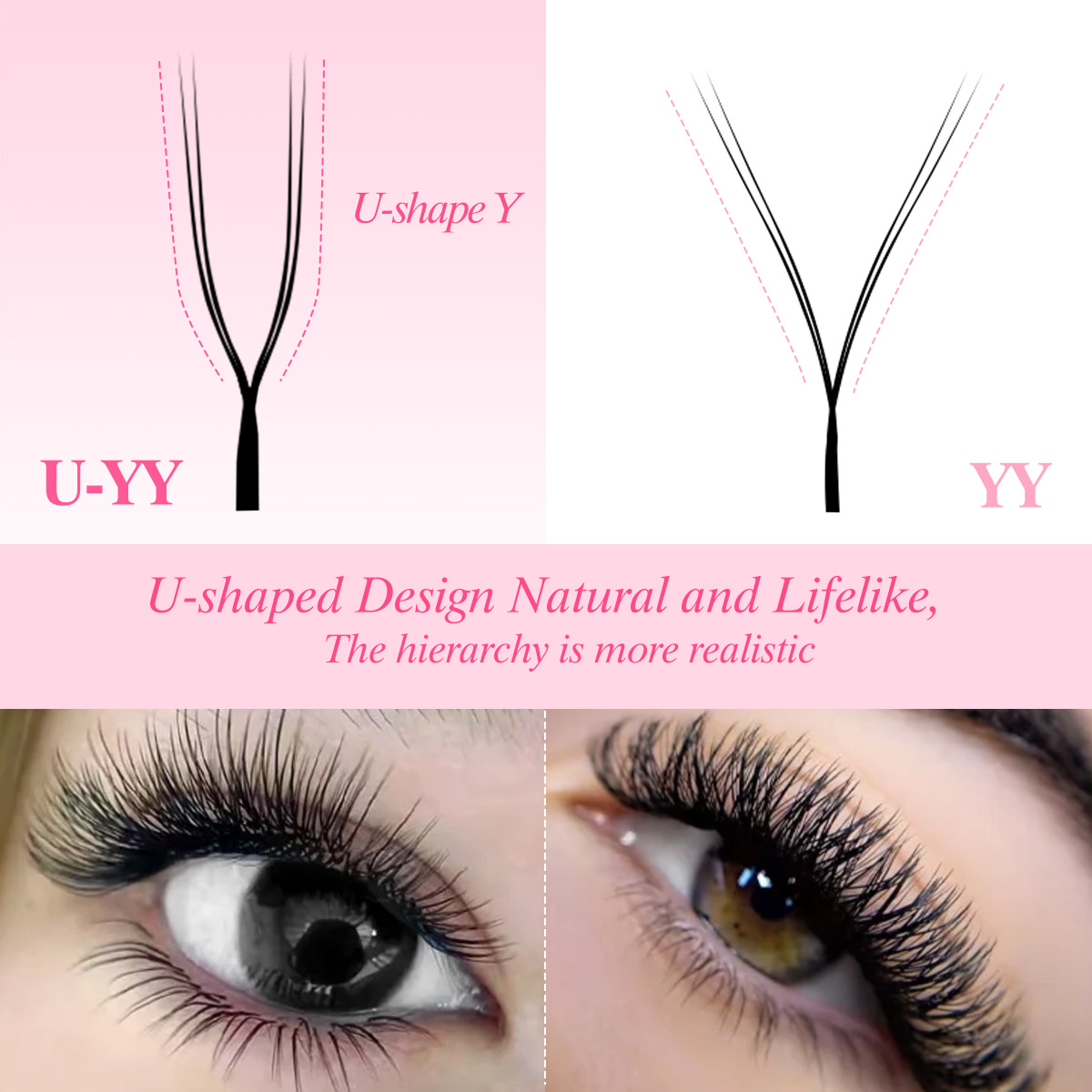 ARISON U-şekli YY Kirpikler Çi - Eyelash Extension Double Volume incelemesi ve fiyatı