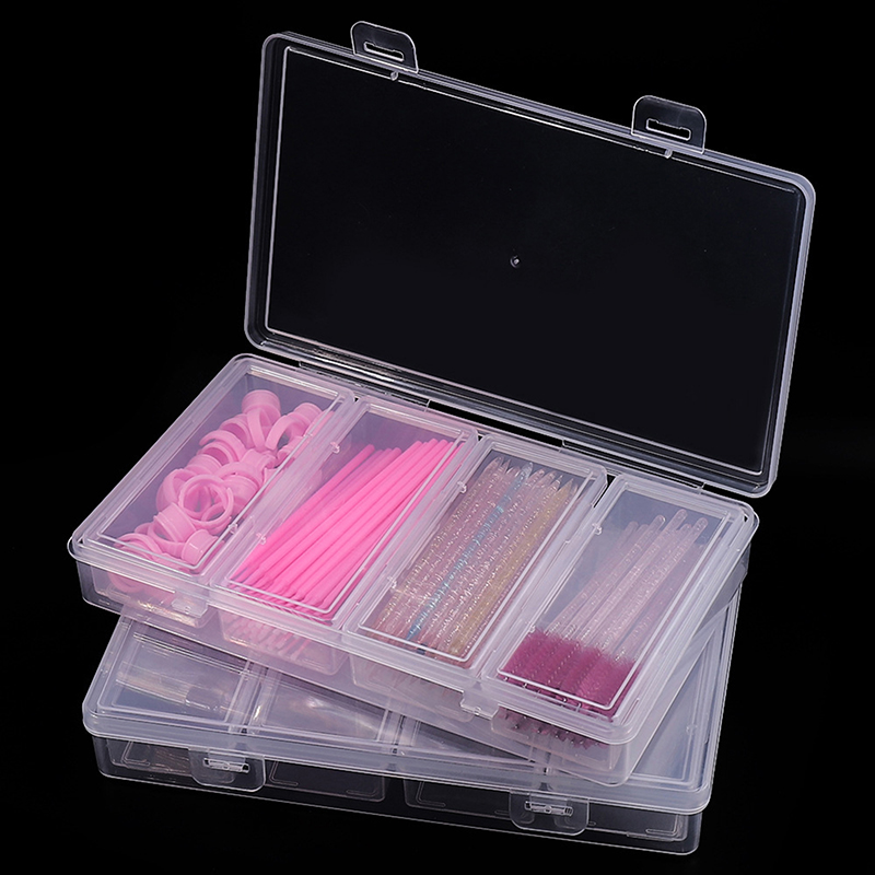 4 bölmeli bağımsız saklama kut - Lash Tray Organizer incelemesi ve fiyatı