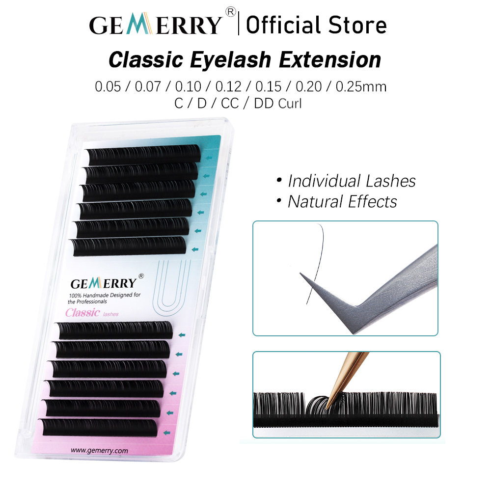 GEMERRY 25mm Tekli Kirpik Uzat - Eyelash Extension Korea Natural incelemesi ve fiyatı