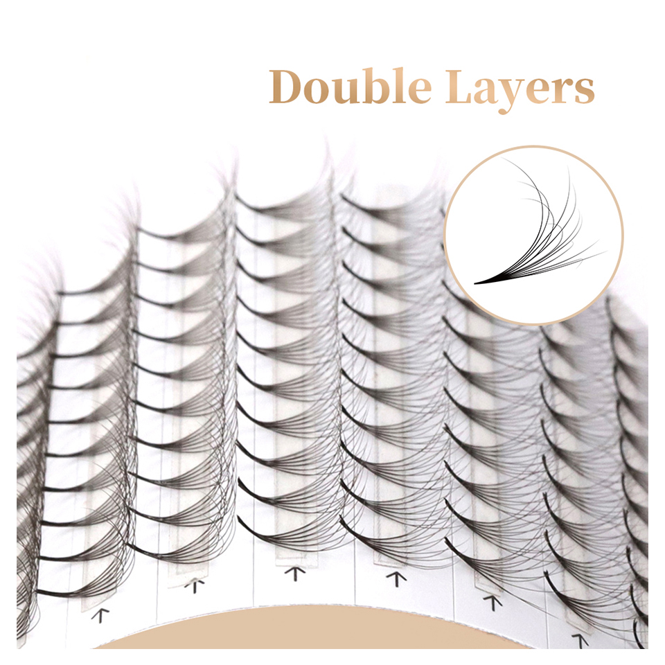 AGUUD çift katmanlı sivri taba - Eyelash Extension Double Volume incelemesi ve fiyatı