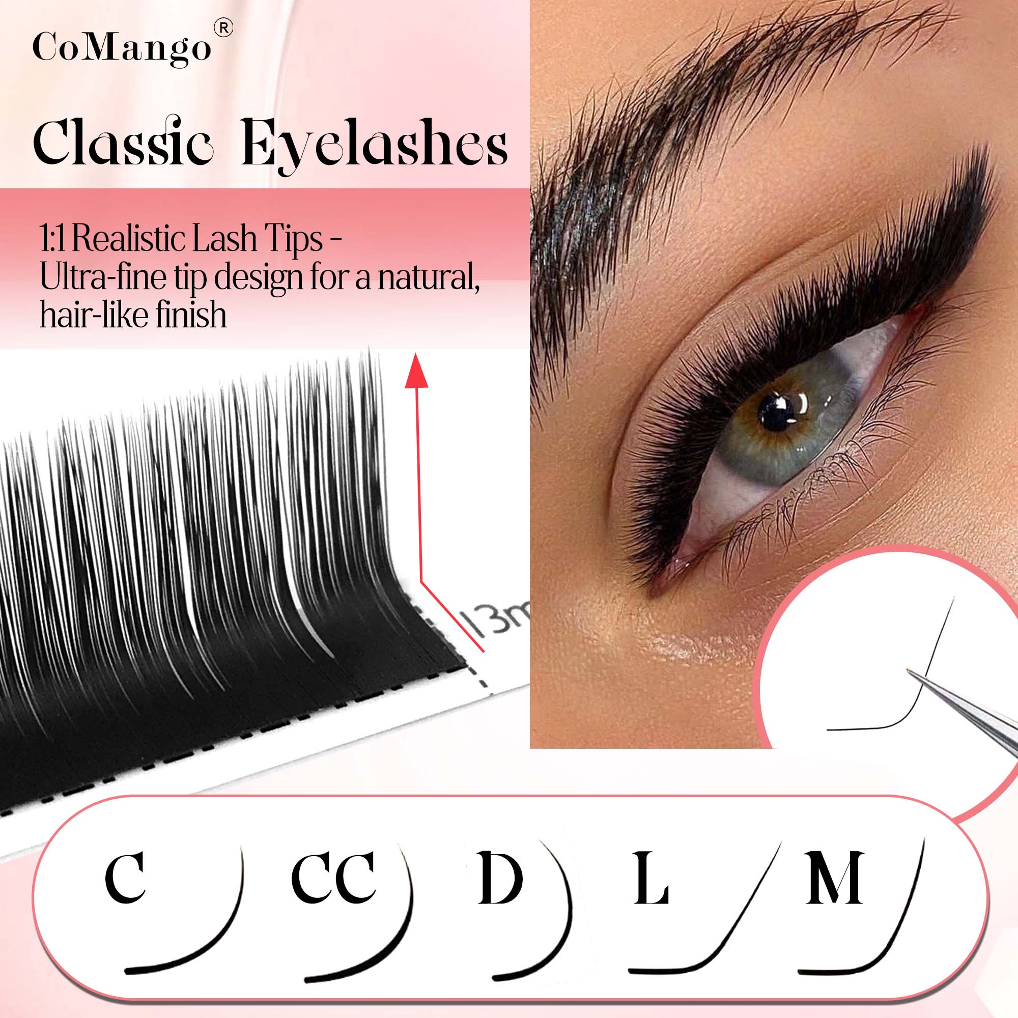 CoMango klasik kirpik uzantısı - Eyelash Extensions Classic incelemesi ve fiyatı